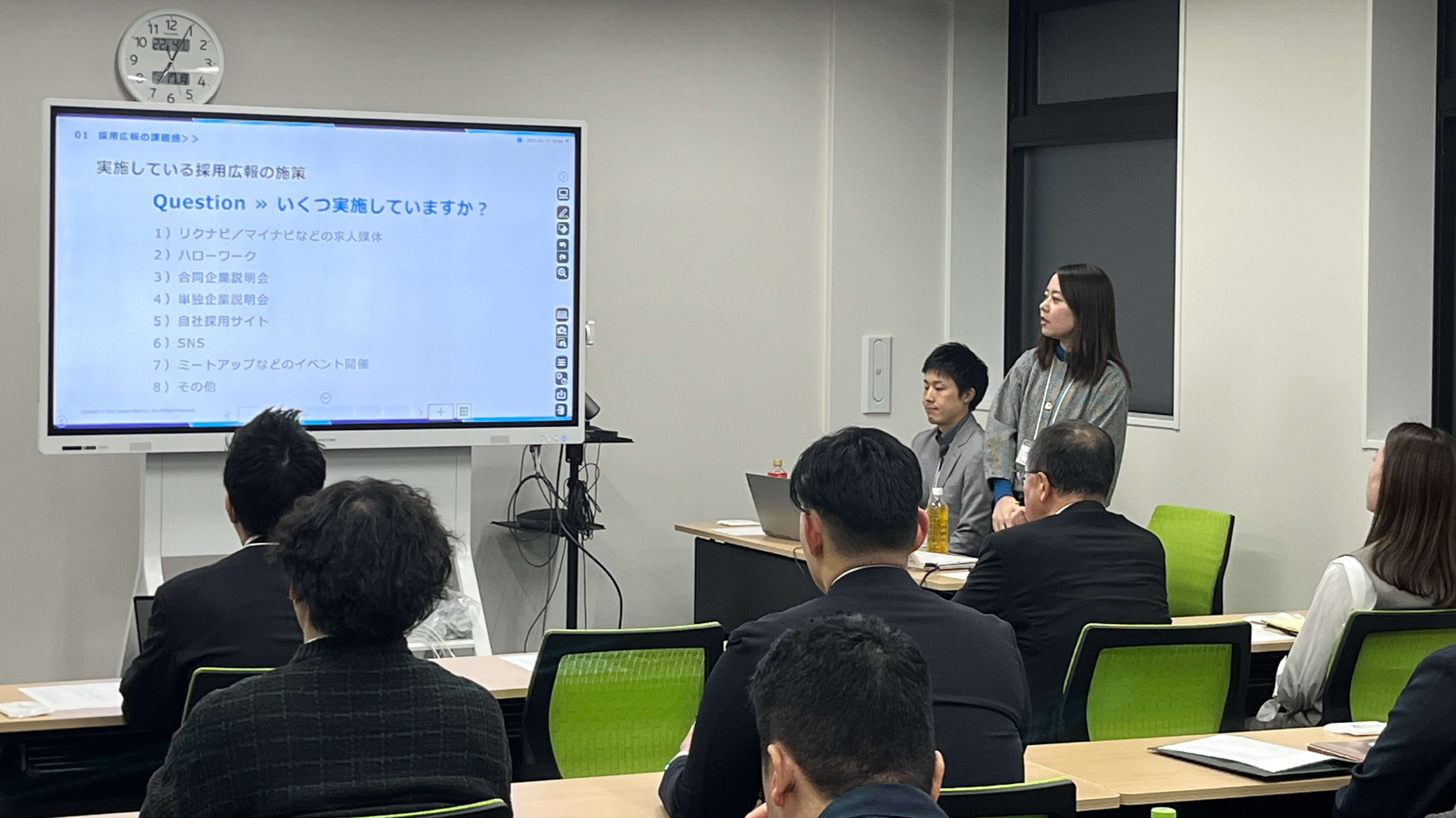 登壇時の様子